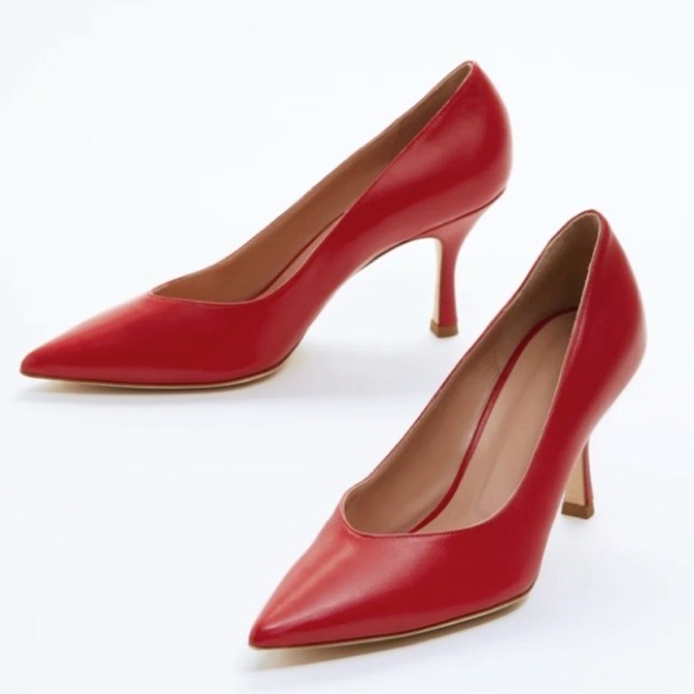 ⚡️SOLD⚡️Italic Stella Leather Pumps